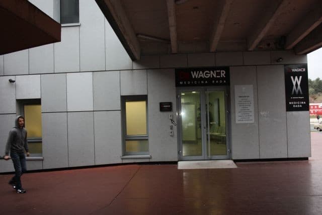 Clinic hallway with professional atmosphere