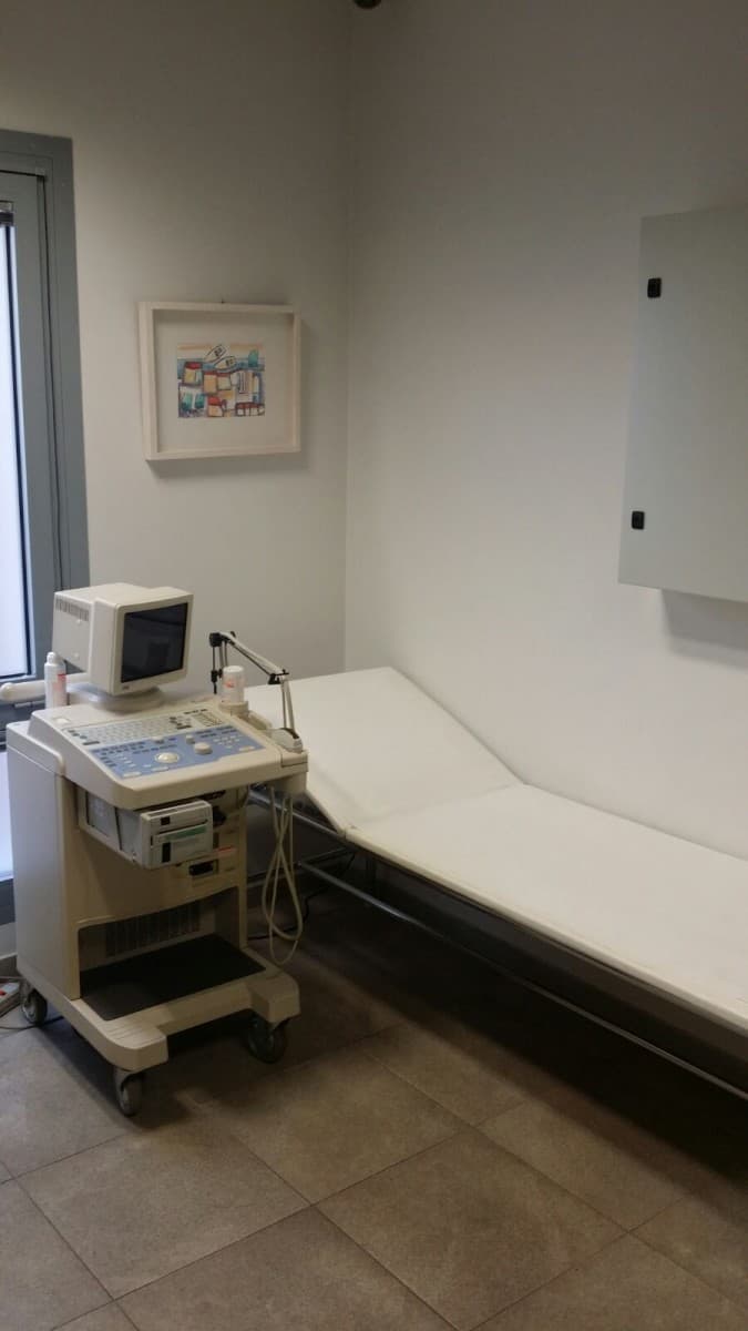 Patient waiting area with natural light