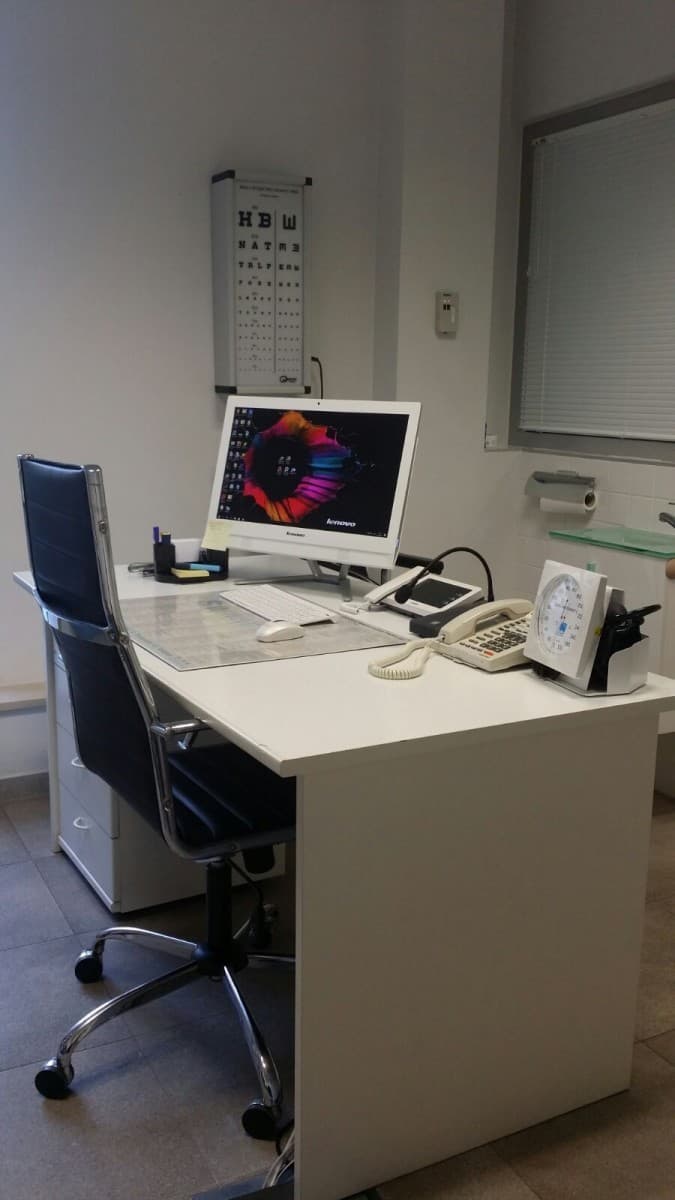 Occupational medicine examination room